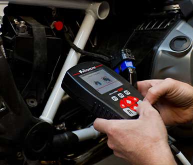 Diagnose am Motorrad